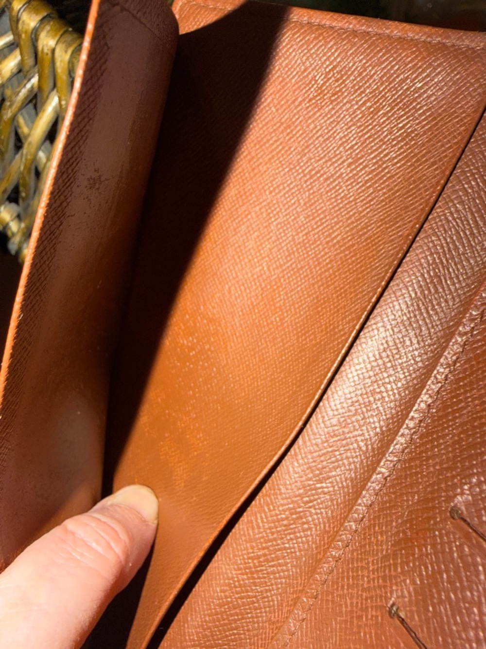 Louis Vuitton Monogram Slim Long Wallet in Brown/Gold Monogram - Picture 5 of 9